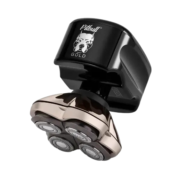 Skull Shaver Pitbull Gold Pro, prise ergonomique deux-doigts pour soulager le poignet