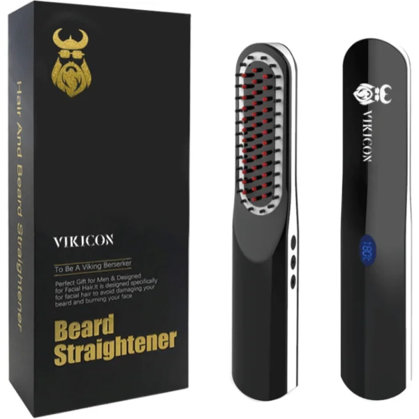 VIKICON Lisseur à barbe Sans Fil